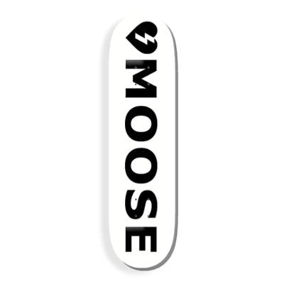 MYSTERY MOOSE WHITE LOGO DECK