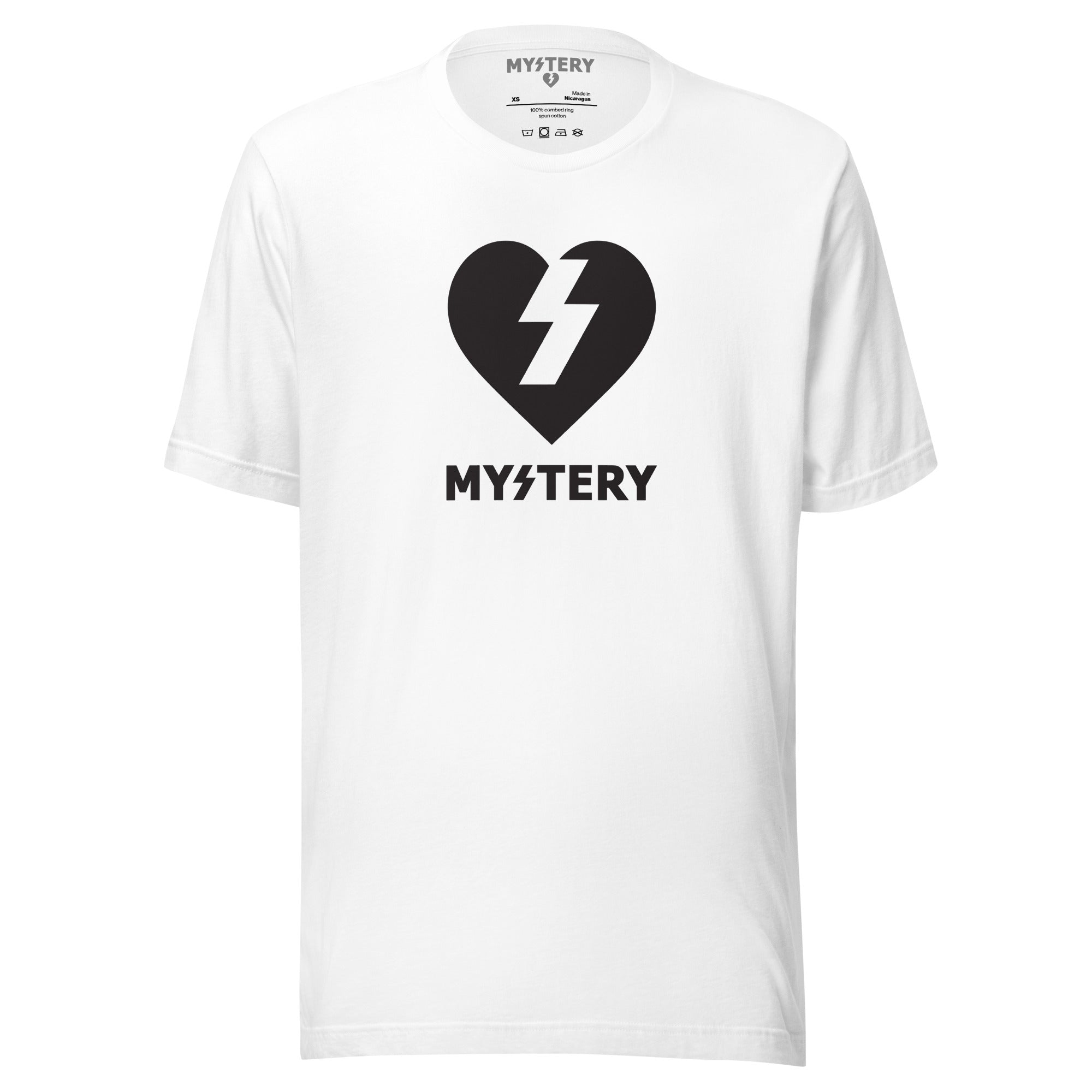 Classic Heart Logo white tee.