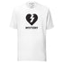 Classic Heart Logo white tee.